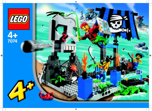 Handleiding Lego set 7074 4Juniors Pirateneiland