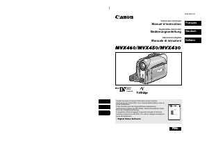 Mode d’emploi Canon MVX460 Caméscope