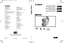 Mode d’emploi Canon MVX10i Caméscope