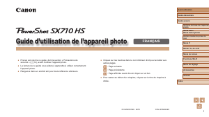 Mode d’emploi Canon PowerShot SX710 HS Appareil photo numérique