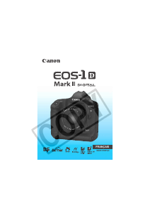 Mode d’emploi Canon EOS 1D Mark II Appareil photo numérique