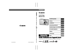 Mode d’emploi Canon IXUS 55 Appareil photo numérique