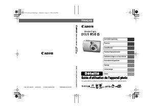Mode d’emploi Canon IXUS 850 IS Appareil photo numérique