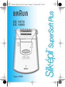 Handleiding Braun EE 1670 Silk-epil SuperSoft Plus Epilator