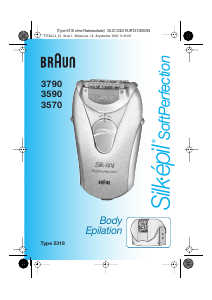 Kullanım kılavuzu Braun 3790 Silk-epil SoftPerfection Epilatör