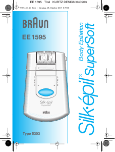 Manual Braun EE 1195 Silk-epil SuperSoft Depiladora