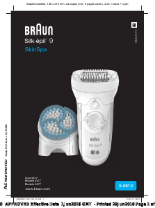 Manual Braun 9-961 V Silk-epil 9 Epilator