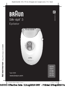 Посібник Braun 3321 Silk-epil 3 Епілятор