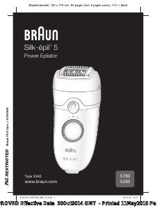 Manuale Braun 5780 Silk-epil 5 Epilatore