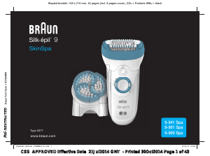 Посібник Braun 9-941 Silk-epil 9 Епілятор