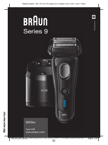 Bruksanvisning Braun 9250cc Rakapparat