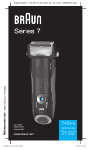 Manual Braun 740s-6 Wet & Dry Shaver