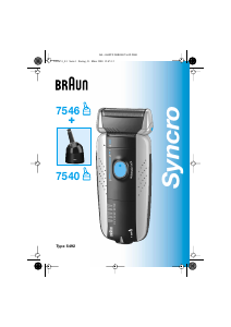 Manual de uso Braun 7546 Syncro Afeitadora