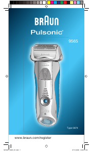 Manuál Braun 9565 Pulsonic Holicí strojek