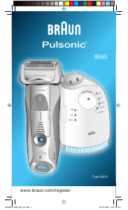 Bruksanvisning Braun 9585 Pulsonic Rakapparat