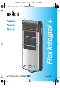 Bedienungsanleitung Braun 5443 Flex Integral+ Rasierer