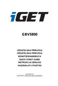 Manuál iGet GBV5800 Mobilní telefon