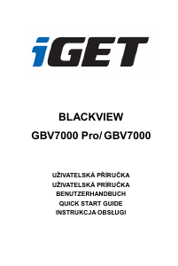 Manuál iGet Blackview GBV7000 Mobilní telefon