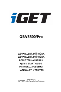 Manuál iGet GBV5500 Pro Mobilní telefon