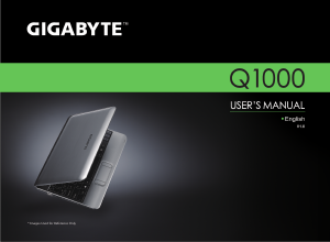 Handleiding Gigabyte Q1000C Laptop