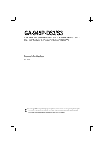 Mode d’emploi Gigabyte GA-945P-DS3 Carte mère