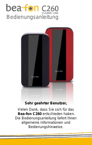 Bedienungsanleitung Beafon C260 Handy