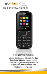 Bedienungsanleitung Beafon C30 Handy