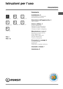 Instrukcja Indesit TFA 1 Lodówka