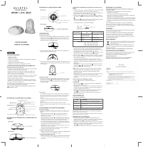 Manual de uso Alcatel Baby Link 200 Vigilabebés