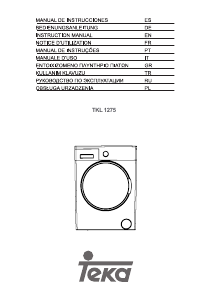 Manual de uso Teka TKL 1275 Lavadora