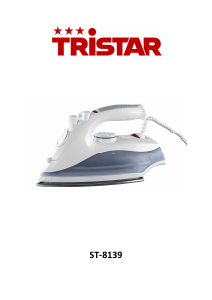 Manual Tristar ST-8139 Ferro