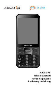 Manuál Aligator A900 GPS Mobilní telefon