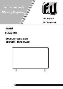 Handleiding F&U FLA3221H LED televisie