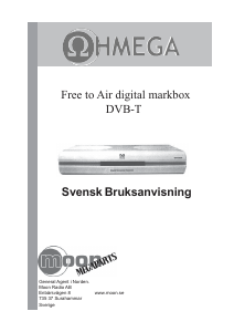 Bruksanvisning Ohmega DVB-T Digitalmottagare