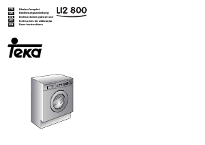 Mode d’emploi Teka LI2-1800 Lave-linge