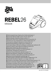 Használati útmutató Dirt Devil DD2226 Rebel 26 Porszívó