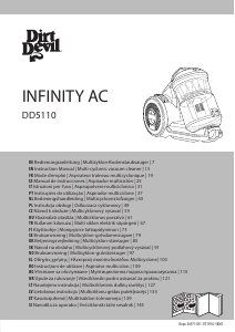 Manual Dirt Devil DD5110 Infinity AC Vacuum Cleaner