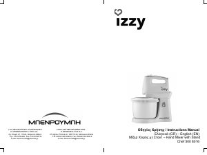 Handleiding Izzy 8016 Chef 500 Handmixer