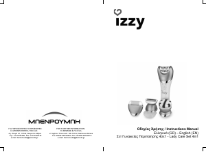 Manual Izzy Lady Care Set 4in1 Epilator