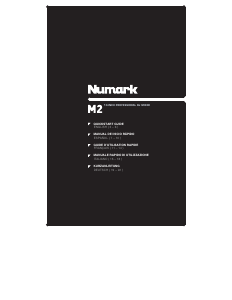 Manual de uso Numark M2 Mesa de mezcla