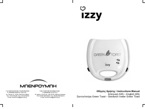 Handleiding Izzy S627 Contactgrill