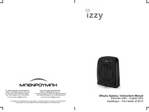 Manual Izzy IZ-9012 Heater