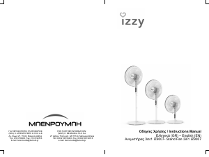 Manual Izzy IZ-9007 3in1 Fan