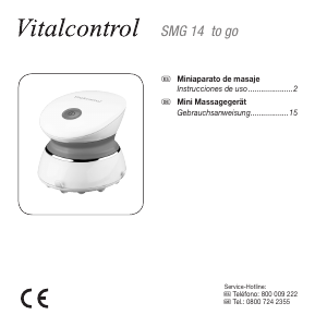 Manual de uso Vitalcontrol SMG 14 Masajeador