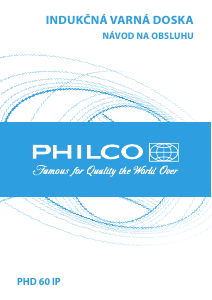 Návod Philco PHD 60 IP Pánt