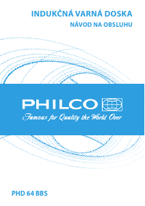 Návod Philco PHD 64 BBS Pánt