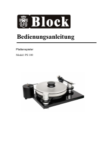 Manual Block PS 100 Turntable