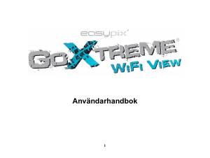 Bruksanvisning Easypix GoXtreme WiFi View Actionkamera