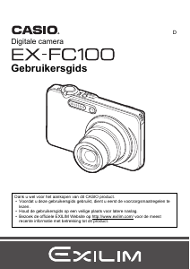 Handleiding Casio EX-FC100 Digitale camera