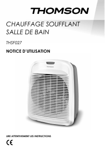Manual Thomson THSF027 Heater